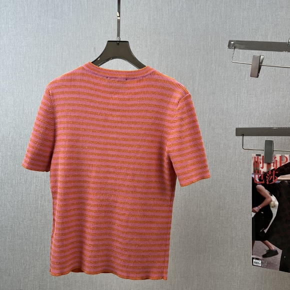 Chanel Little Girl's Classic Striped Short Sleeve - Picture 4 of 7